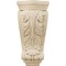 Ekena Millwork 6 1/4"W x 3 1/8"D x 13 1/2"H Medium Farmingdale Acanthus Pilaster Corbel, Rubberwood COR06X03X13FRRW - alternate 2